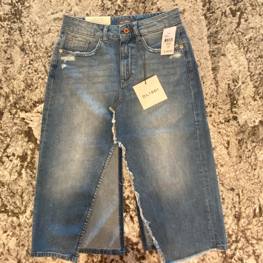 DL1961 Georgia MIDI Skirt SIZE 25 - Picture 1 of 3